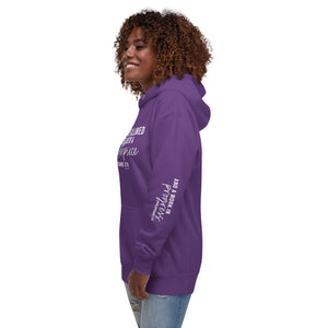 "You are allowed to be both a masterpiece (Ephesians 2:10) and a work in progress. (Philippians 1:6)" Heritage Unisex Hoodie