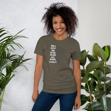 Load image into Gallery viewer, 2 Timothy 2:4 &quot;Joy in the Battle&quot; Unisex Bella + Canvas T-shirt
