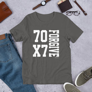 70X7 Forgive - Bella + Canvas 3001 Unisex t-shirt