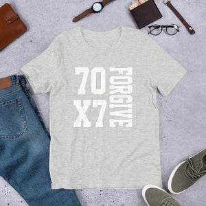 70X7 Forgive - Bella + Canvas 3001 Unisex t-shirt