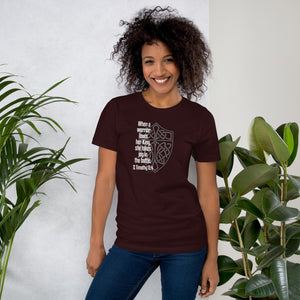 2 Timothy 2:4 "Joy in the Battle" Unisex Bella + Canvas T-shirt