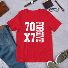 Load image into Gallery viewer, 70X7 Forgive - Bella + Canvas 3001 Unisex t-shirt
