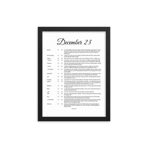 December Birthday Bible Verses Digital Download