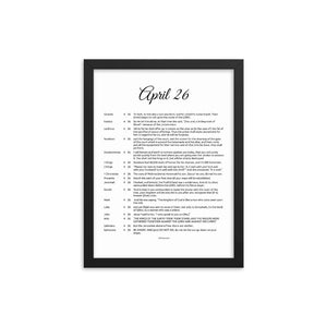 April Birthday Bible Verses Digital Download