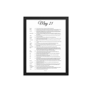 May Birthday Bible Verses Digital Download