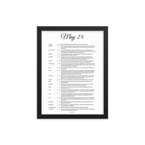 May Birthday Bible Verses Digital Download