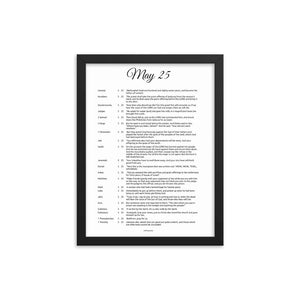 May Birthday Bible Verses Digital Download