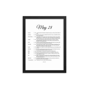 May Birthday Bible Verses Digital Download