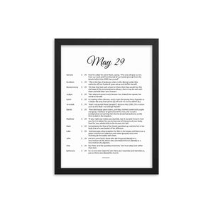 May Birthday Bible Verses Digital Download