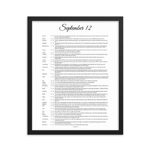 September Birthday Bible Verses Digital Download