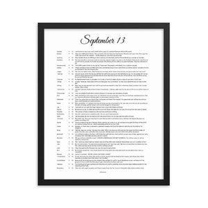 September Birthday Bible Verses Digital Download