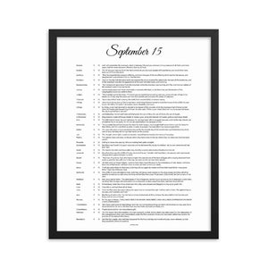 September Birthday Bible Verses Digital Download