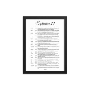 September Birthday Bible Verses Digital Download