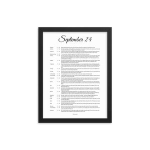 September Birthday Bible Verses Digital Download