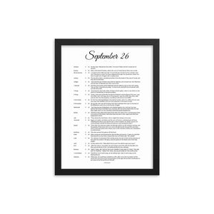 September Birthday Bible Verses Digital Download