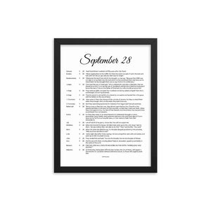 September Birthday Bible Verses Digital Download