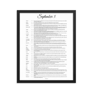 September Birthday Bible Verses Digital Download