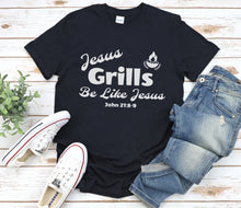 Load image into Gallery viewer, Funny Christian Gift, Be Like Jesus, Jesus took naps, Grilling shirt, Grill gifts, Christian Shirts, Funny Christian, Uplifting shirts
