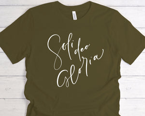 Soli Deo Gloria (Glory to God) Short-Sleeve Unisex T-Shirt