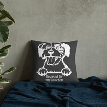 Load image into Gallery viewer, Reserved for My Cavachon Premium Pillow
