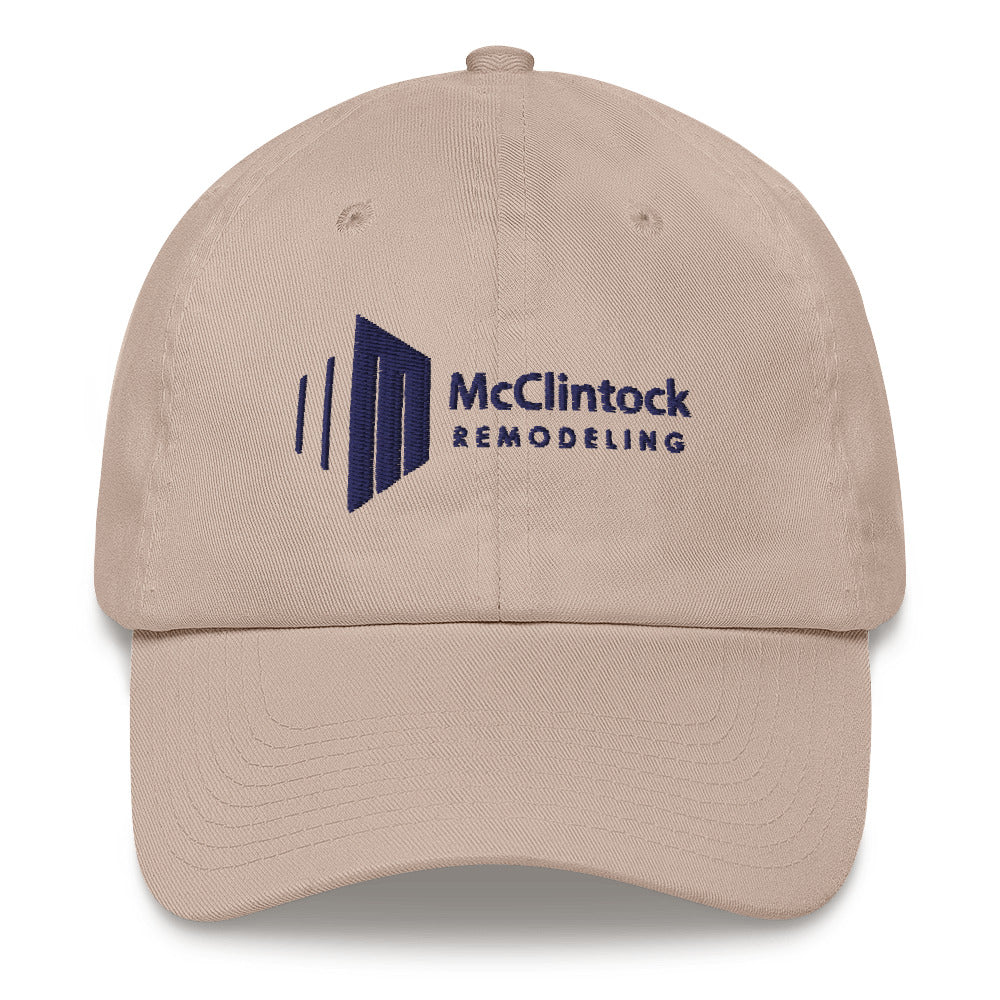 MR - Stone with Navy Embroidery - Dad hat