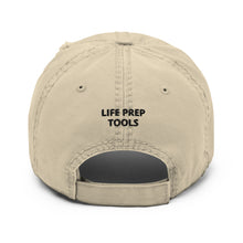 Load image into Gallery viewer, PTL - Praise The Lord! - Khaki Distressed Dad Hat
