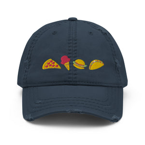 Food Hat, Pizza, Cheeseburger, Ice Cream, Taco Embroidered Hat, Pizza Hat, Burger Hat, Ice Cream Hat, Taco Hat, Funny Food Hat, Foodie Hat