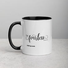 Load image into Gallery viewer, Live Fearless Joshua 1:9 Mug with Color Inside
