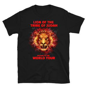 Lion of the tribe of Judah - Return to the World Tour - Short-Sleeve Unisex T-Shirt