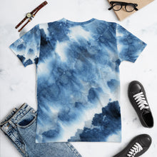 Load image into Gallery viewer, Women&#39;s Faith Cross - Vertical Faith Cross, Tie Dye T-shirt, Christian Shirt
