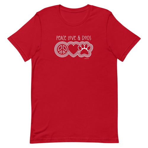 Peace Love and Dogs Shirt, Love Dog Shirt, love PAW shirt, womens dog lover shirt, dog love shirt, dog mom shirt, dog mama shirt, love puppy