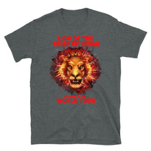Load image into Gallery viewer, Lion of the tribe of Judah - Return to the World Tour - Short-Sleeve Unisex T-Shirt
