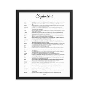 September 6 - All Bible Books, Chapters and Verses for 9:6