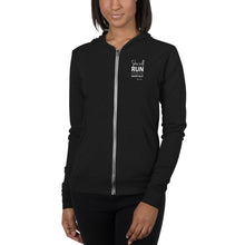 Load image into Gallery viewer, She Will Run - Bella + Canvas Unisex zip hoodie
