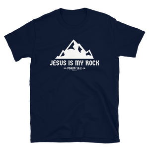 Jesus is my Rock - Short sleeve unisex t-shirt