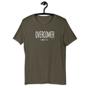 Overcomer 1 John 5:4-5 Short-Sleeve Unisex T-Shirt