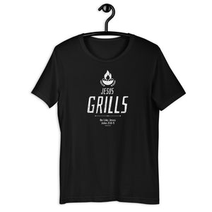 Jesus Grills, Be Like Jesus - John 21:8-9 - Unisex T-Shirt