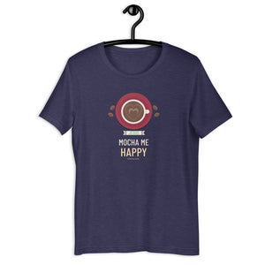 Jesus Mocha Me Happy - Short-Sleeve Unisex T-Shirt