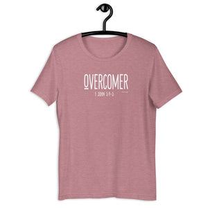 Overcomer 1 John 5:4-5 Short-Sleeve Unisex T-Shirt