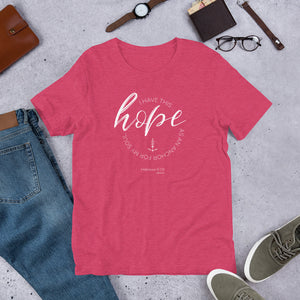 I have this Hope Hebrews 9:16 Short-Sleeve Unisex T-Shirt