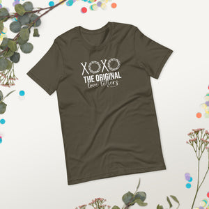 "XOXO (crown of thorns & nails) - The Original Love Letters" Short-sleeve unisex t-shirt