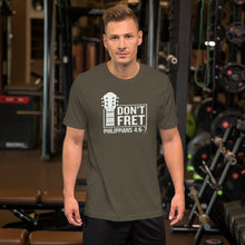 Load image into Gallery viewer, &quot;Don&#39;t Fret - Philippians 4:6-7&quot; Unisex t-shirt
