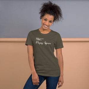 "Never Underestimate the Power of a Praying Stepmom" Bella+Canvas t-shirt