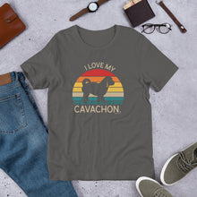 Load image into Gallery viewer, I Love My Cavachon Unisex t-shirt
