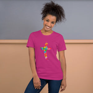 Colorful Cross Short-Sleeve Unisex T-Shirt