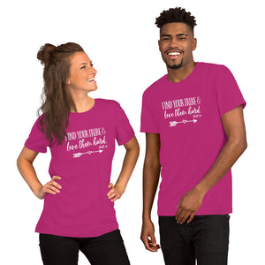 Find Your Tribe & Love Them Hard - Ruth 1:16 Unisex t-shirt