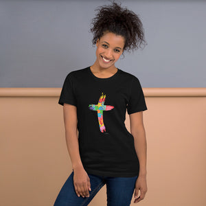 Colorful Cross Short-Sleeve Unisex T-Shirt
