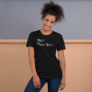 "Never Underestimate the Power of a Praying Stepmom" Bella+Canvas t-shirt