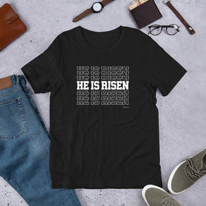 "He is Risen!" Bella + Canvas Short-sleeve unisex t-shirt