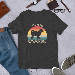 I Love My Cavachon Unisex t-shirt